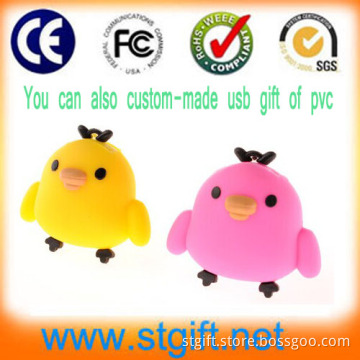 Lovely Animal USB Flash Drive PVC Material USB Drive